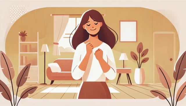 がんばるお母さん